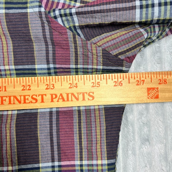 Ralph Lauren Classic Fit Button Down Short Sleeve Shirt Men's XL Plaid Preppy - Picture 7 of 11